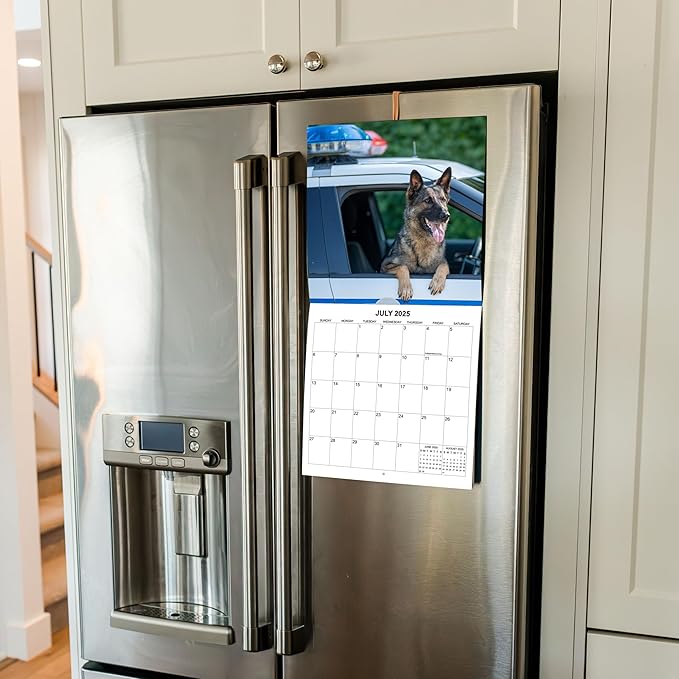 2025 German Shepherds Monthly Wall Calendar | 12" x 24" | Thick Sturdy Paper | Dog Calendar 2024-2025