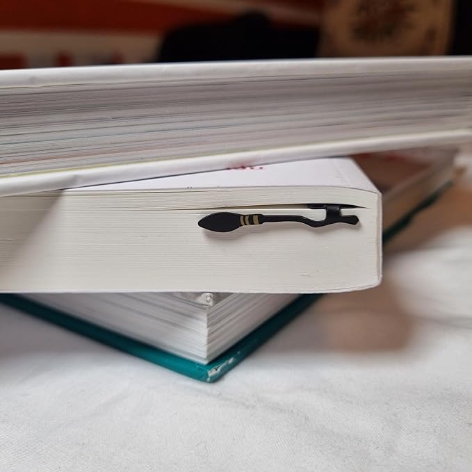 Broom Bookmark Magic Wand Bookmark Metal Bookmark for Witch Wizards Beautiful Bookmark for Girls, Boys, Kids, Book Club Gift Gifts Bookish Gifts for Book Lovers Wizard Bookmarks Teacher Gift (Broom)