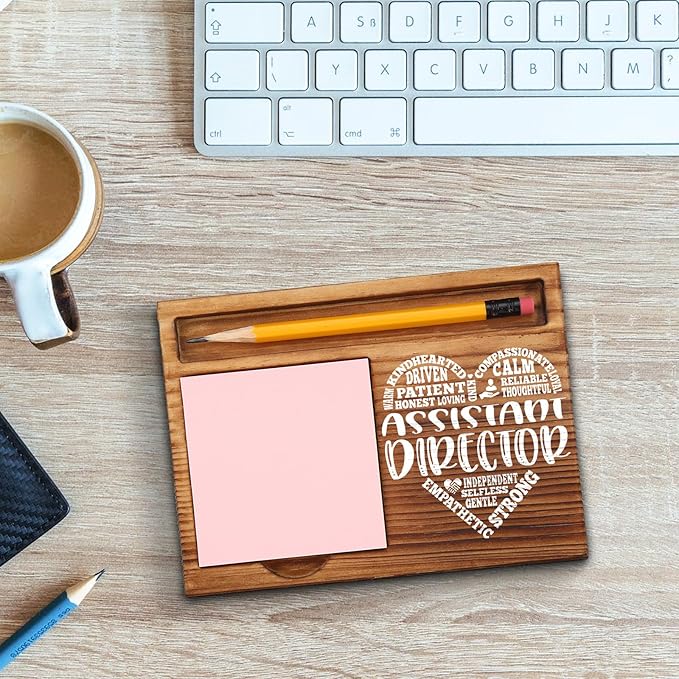 Assistant Director Gifts, Appreciation Thank You Gifts for Assistant Director, Asst Director of Operations, Director of Nursing, Assistant Director Desk Self-Stick Note Pad Holders GSH13