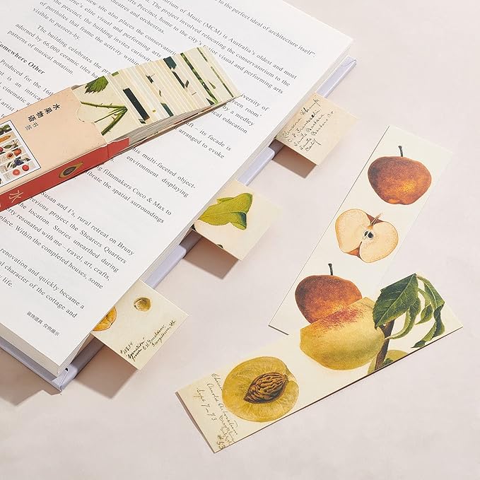 GORGECRAFT 1 Box 30PCS Bookmarks Aesthetic Flower Bookmarks Vintage Style Bookmarks Bird Clip in Bookmark Page Marker for Women Men Book Lovers Book Club Classroom Gift