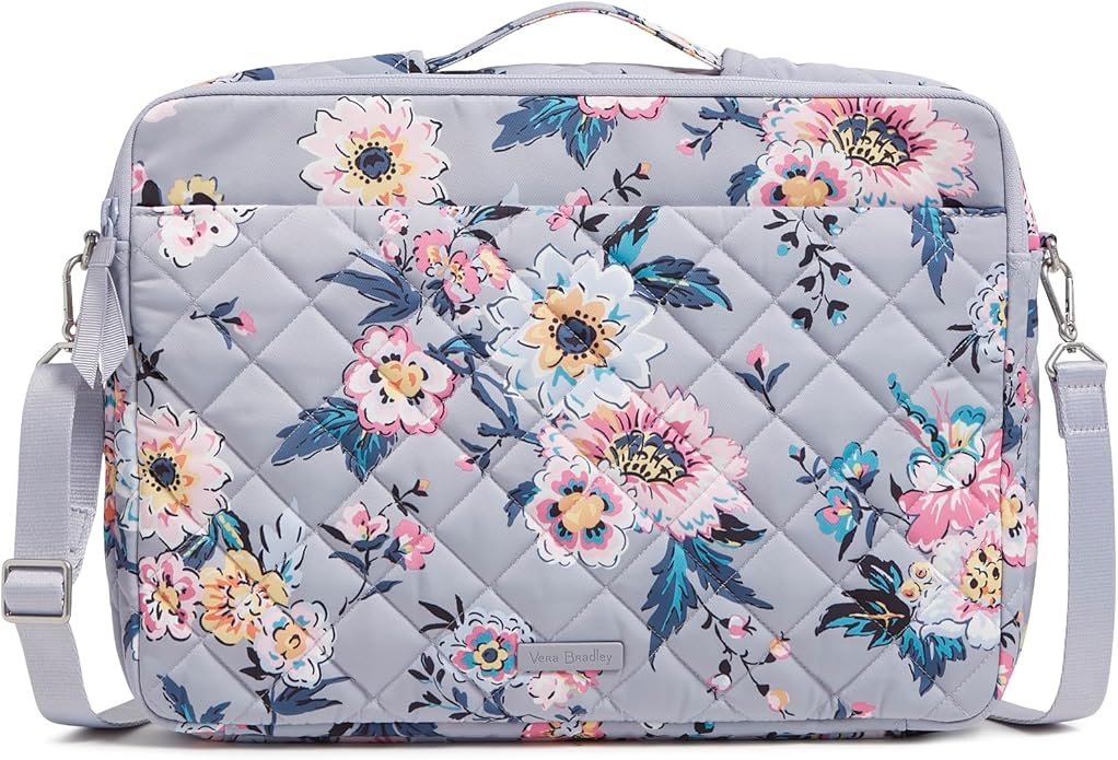 Vera Bradley Women's Performance Twill Laptop Crossbody Workstation