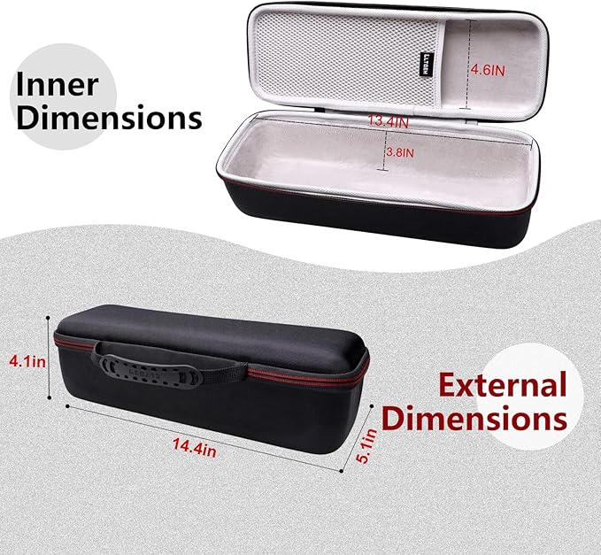 LTGEM Hard Case for Brother ADS-1700W / ADS-1200 / ADS-1250W Wireless Document Scanner - Travel Protective Carrying Storage Bag