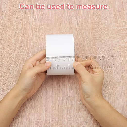 2 Pack 6 inch Clear Plastic Ruler Straight Shatterproof Transparent Rulers for Office Supply (Clear)