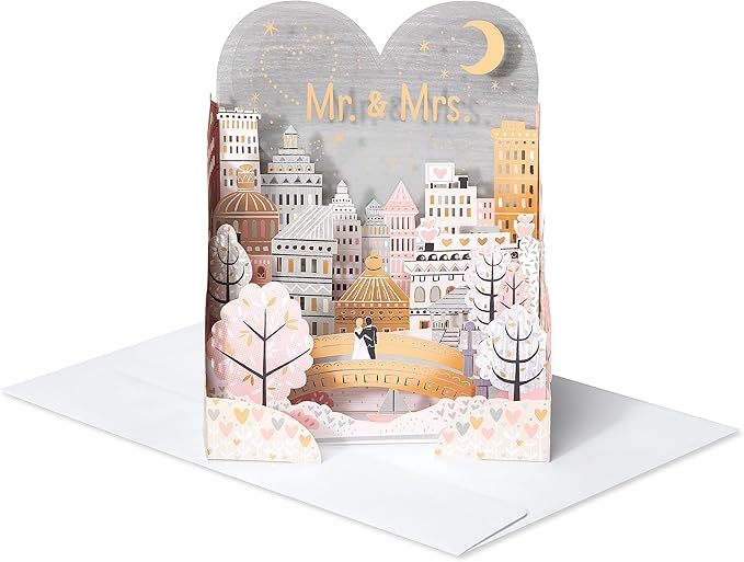 American Greetings Pop Up Wedding Card (Happily Ever After)
