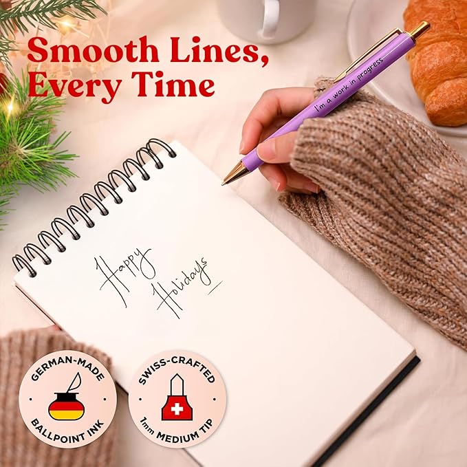 MESMOS 3Pk Funny Pens for Adults, Funny Gifts, Funny Coworker Christmas Gifts, Fun Pens for Adults, Funny Office Supplies for Women, Funny Office Work Gifts, Funny Work Pens, Unique Pens for Women