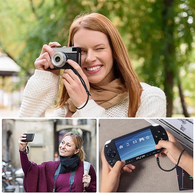 Wrist Strap Lanyard, 24 Pack Adjustable Wristlet Phone Lanyards for Keys, Cell Phone, Camera, USB Flash Drives, Flashlight, Keychain, ID Name Tag Badge(Black)