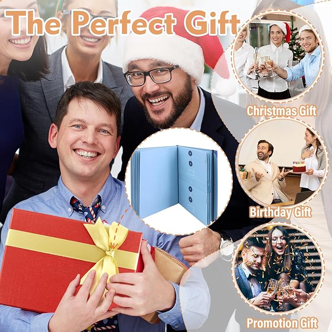 in Case I Go Missing Binder,The Folio Document Organizer,Lifebook Document Organizer with Labels,Suitable for Important Document,Emergency Binder,Life Binder,Passports,and Letters(Light Blue)