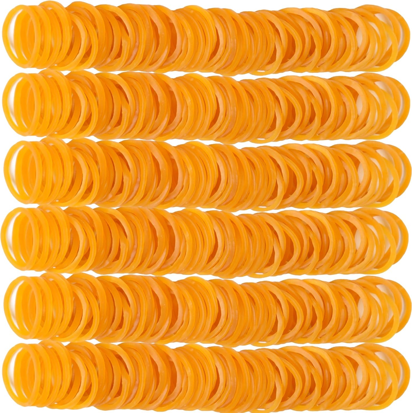 Rubber Bands Small Elastic Band Yellow 1300pcs Mini Rubber Band 1.2inch Inside Diameter 0.63in For Office Home Supplies