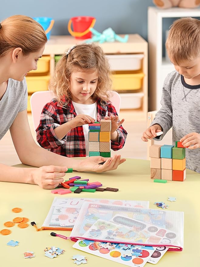 JARLINK 20 Pack 10 Colors Zipper Mesh Document Pouch, Letter Size/A4 Size, Plastic Water-Resistant File Bags, for School Office Supplies Cosmetics Travel Storage, Assorted Color