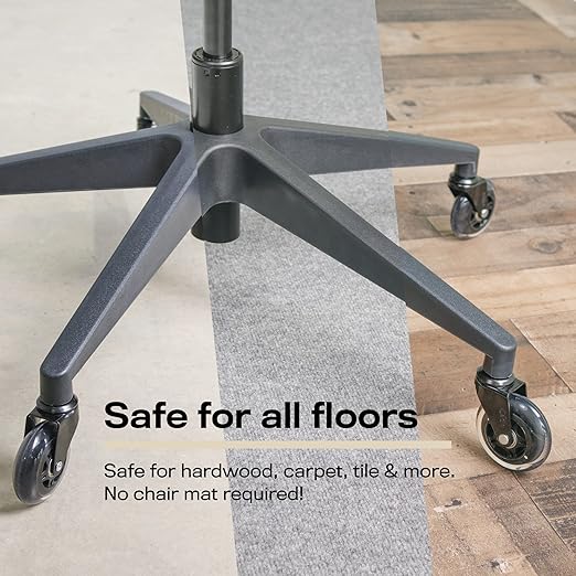 The Original Roller Blade Office Chair Wheels (As Seen On PBS) - Only Compatible with IKEA Brand Chairs