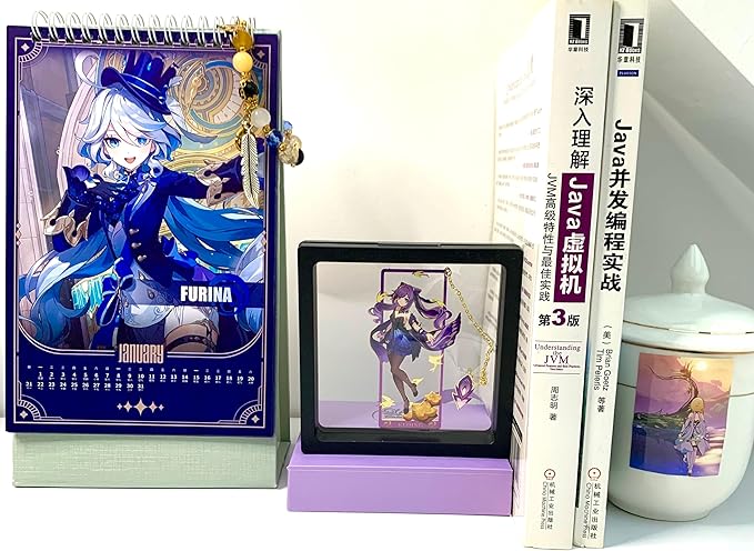 Metal Bookmarks - Genshin Impact KeQing Bookmarks with 3D Display Box - Perfect Birthday Gifts for Book Lovers