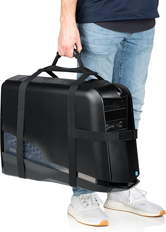 Slappa Desktop Computer Tower Carrier Harness for Medium to Large-Size PC Towers (SL-PCCARRYHARNESS)