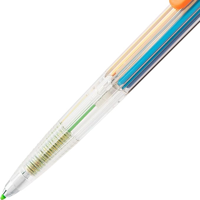 Pentel Arts 8 Color Mechanical Pencil, Assorted Accent Clip Colors, 1 Pencil (PH158)