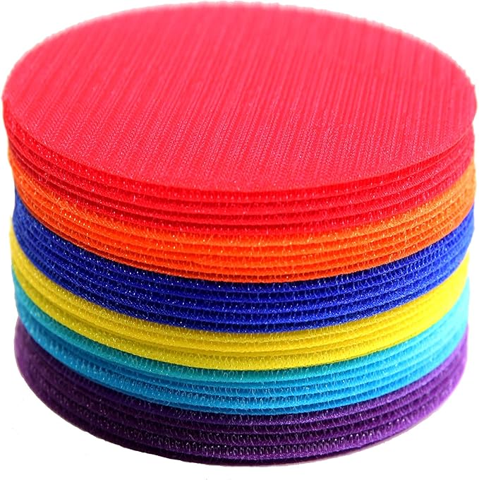 Carpet Markers 5" for Kids, Multicolor Spot Circle Markers for Classroom Teachers, Preschool and Kindergarten (30 Packs Of Circle)