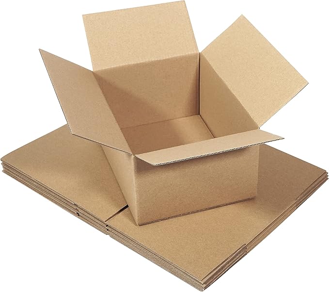 SAI Premium Corrugated Moving Box (10-Pack) (10x7x5, Kraft (5pack))