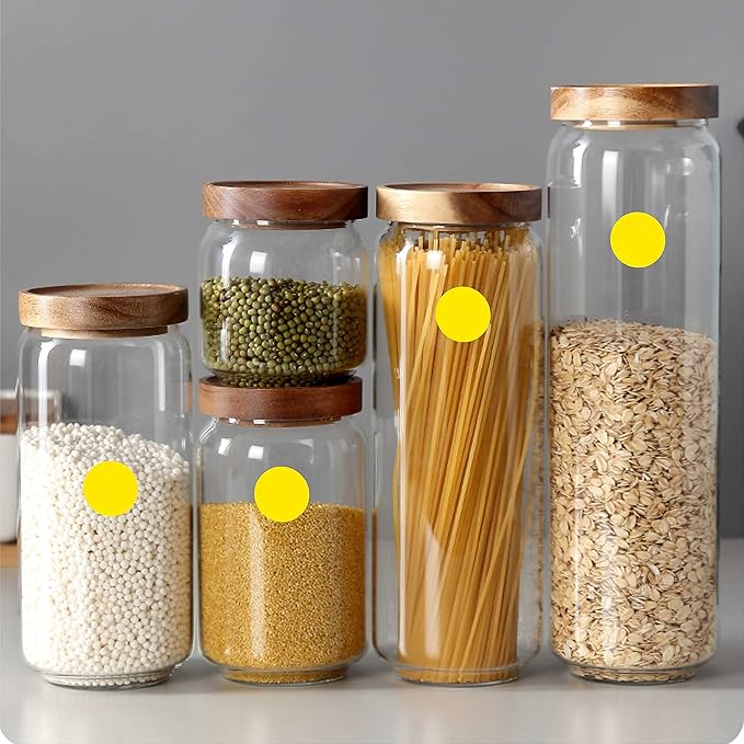 PARLAIM 0.75" Round Color Coding Circle Dot Stickers in Roll, 1000 Labels, 3/4 inch for Yard Sale, Yellow