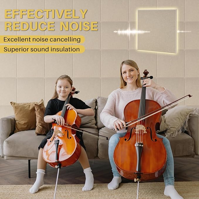 DOLLAR BOSS Large Cork Board for Wall 48" x 36" x 0.5" Bulletin Board 12 Packs Black Cork Board Tiles Self Adhesive Felt Wall Tiles with Pushpins, Corkboard for Office Pin Board Tack Board, Latte