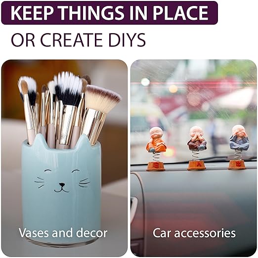 Sticky Dots Double Sided 150PCs - Mounting Putty Removable - Self Adhesive Balloon Dots - Sticky Tack Double Sided Tape Dots for Arts & Crafts Hanging