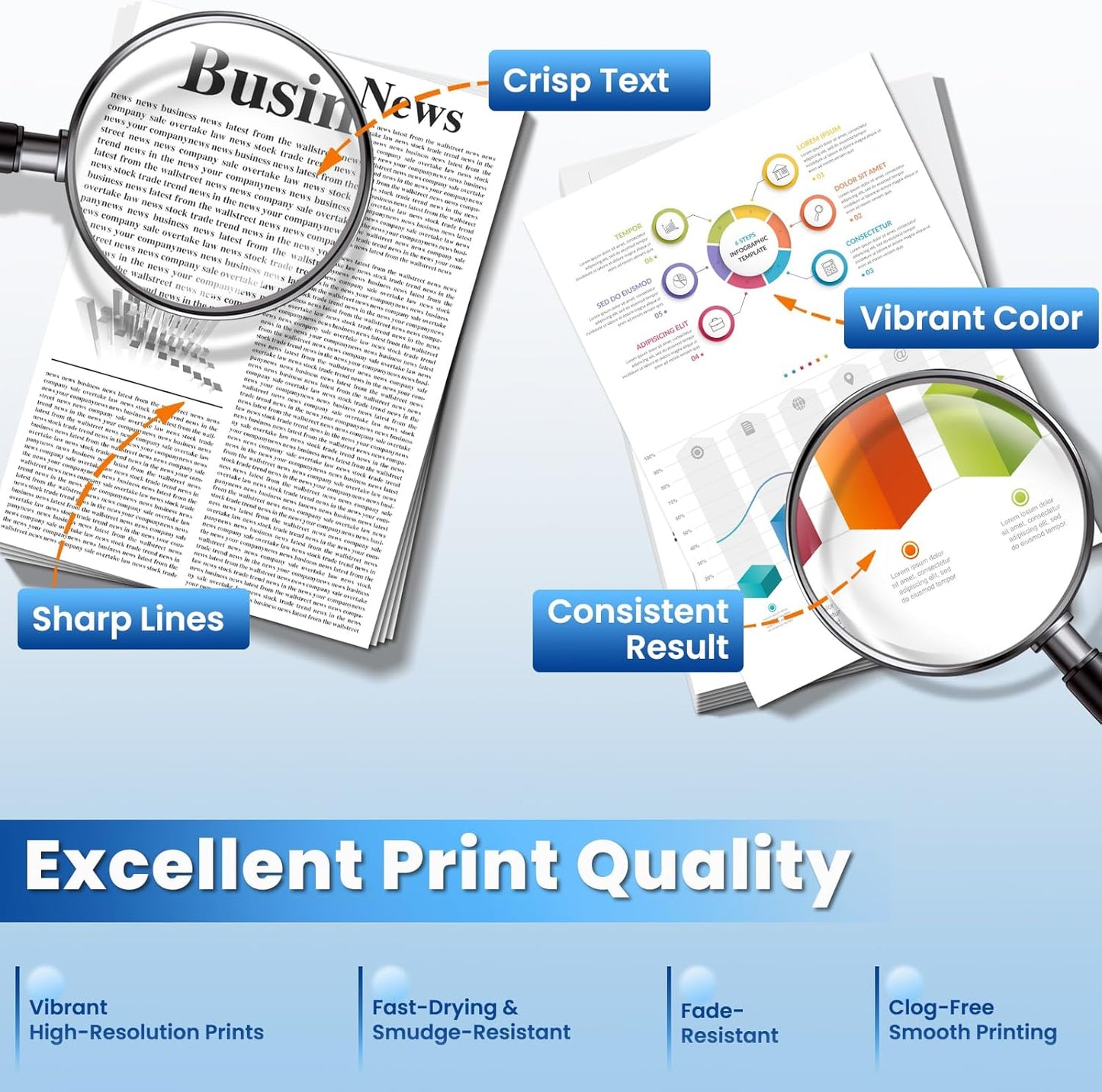 206X Toner Cartridges 4 Pack for Laser Jet M283cdw M283fdw M255dw Compatible for HP 206X 206A W2110X Compatible with Color Laser Jet Pro MFP M283fdw M283cdw M283fdn Pro M255dw M255nw Ink Cartridges