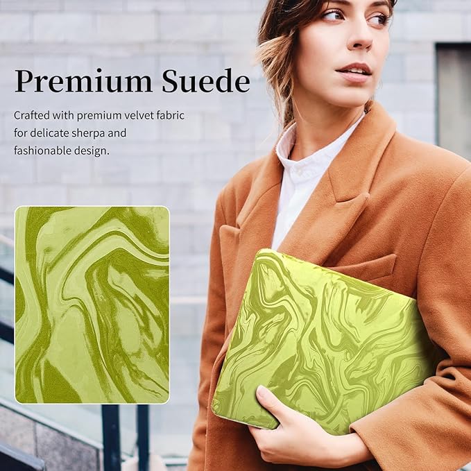 Velvet Green Ripple Design for MacBook Pro 13 inch Case A2338 A2289 A2251 A2159 A1989 A1708 A1706 (2024-2016)