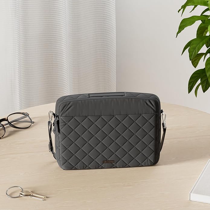 Vera Bradley Women's Performance Twill Laptop Crossbody Workstation