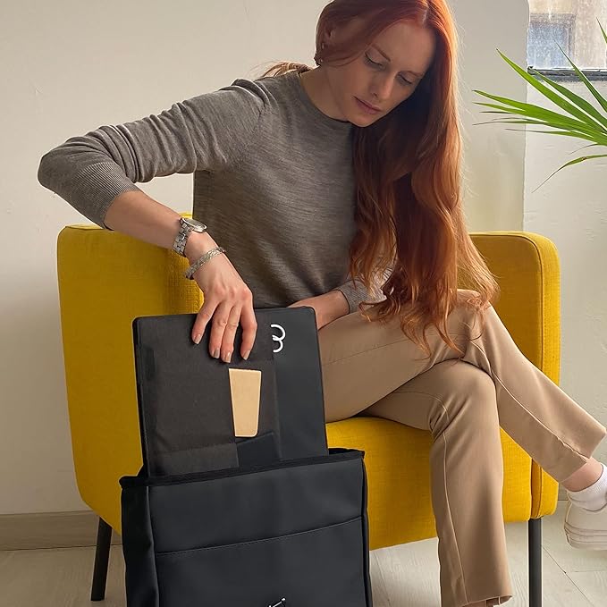 Beblau 3-in-1 Sleeve Bag, Laptop & Tablet Portfolio | Portable Tech & Desktop Organizer | Laptop Carrying Case | MacBook Air/Pro, Lenovo, HP, Dell, Asus Notebook..Up to 15" Gift