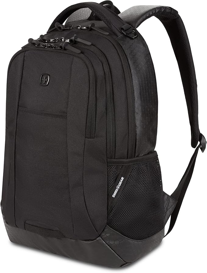 SwissGear Cecil 5505 Laptop Backpack, Black Hex, 18-Inch