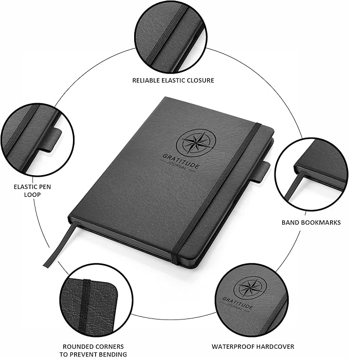 5 Minute Journal the Five Minute - Gratitude Journal - Self-Mastery Journal for Men - Reflection Manifestation Journal for Mindfulness – Self Care Journal – Goal/Guided Gratitude Journal for Men