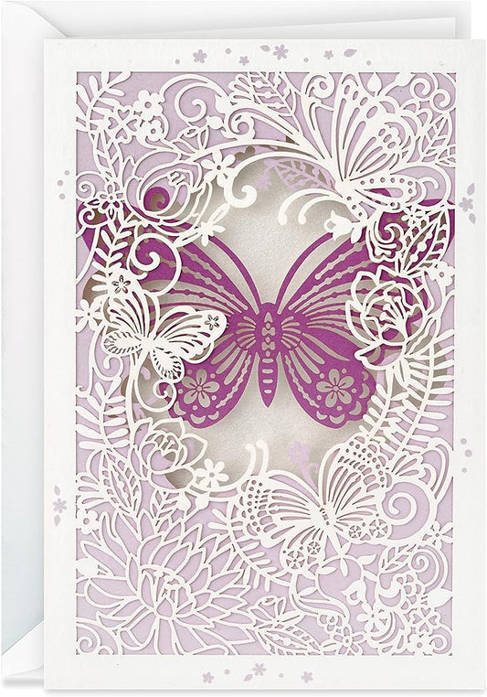 Hallmark Signature Birthday Card (Butterfly)