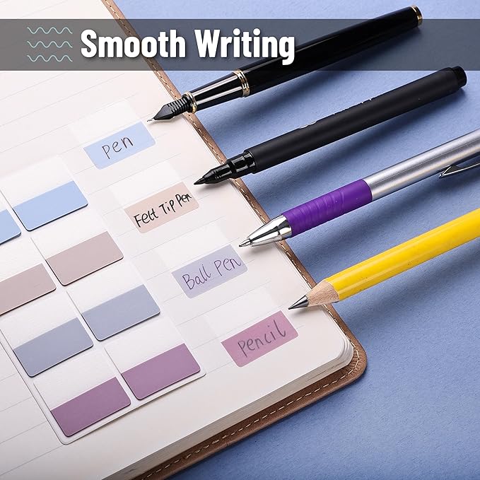 Mr. Pen- Sticky Index Tabs, 240 Pcs, Pastel Sticky Tabs for Notebooks, Page Markers, Page Tabs for Binders, Page Tabs Sticky Tabs for Books, Notebook Tabs, Book Sticky Tabs for Notebooks