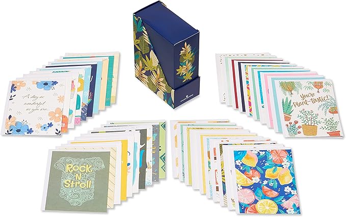 American Greetings Deluxe All Occasion Cards with Envelopes - Birthday, Thanks, Congrats and More (40-Count)