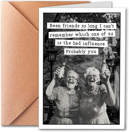 Funny Birthday Cards for Sisters, 60th Birthday Cards for Sister, 70th Birthday Cards for Sister, 80th Birthday Cards Sister, 75th Birthday Cards for Sister, 90th Birthday Cards for Women, for Friends, for Sisters