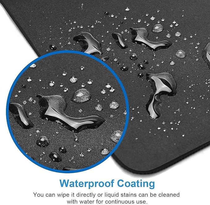 Sunset Ocean Wave Mouse Pad, Square Mousepad,Waterproof Mouse Mat Non-Slip Rubber Base MousePads for Office Home Laptop Travel, 9.5"x7.9"x0.12" Inch