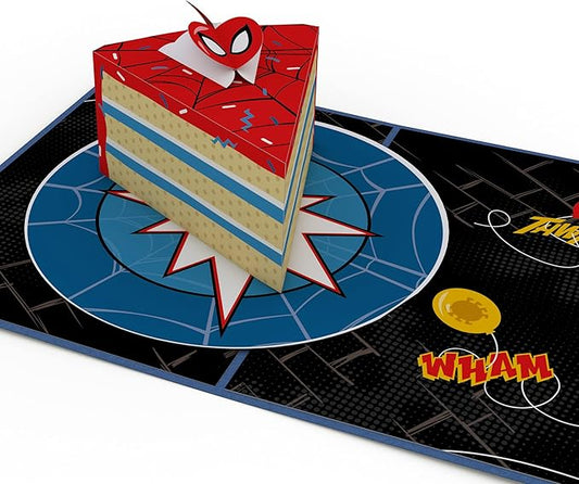 Lovepop Pop-Up Marvel Card - Birthday 3D Spiderman Greeting Card for Boys, Men, Son - Hero - 5" x 7" Card - Blank Note Card & Envelope Included