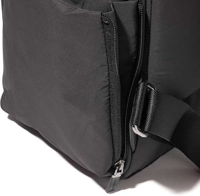 Baggallini Chelsea Laptop Backpack, Black Puff