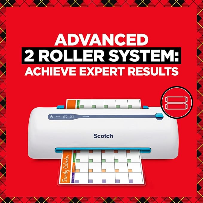 Scotch Brand PRO Thermal Laminator, Never Jam Technology Automatically Prevents Misfed Items,2 Roller System,9 inch (TL906)