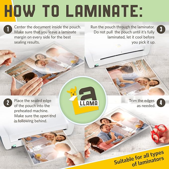 Thermal Laminating Pouches, 11.5 x 17.5 Inches, 3 Mil Thick, 20 Pack, Suited for Menu Size Laminating Sheets 11 x 17