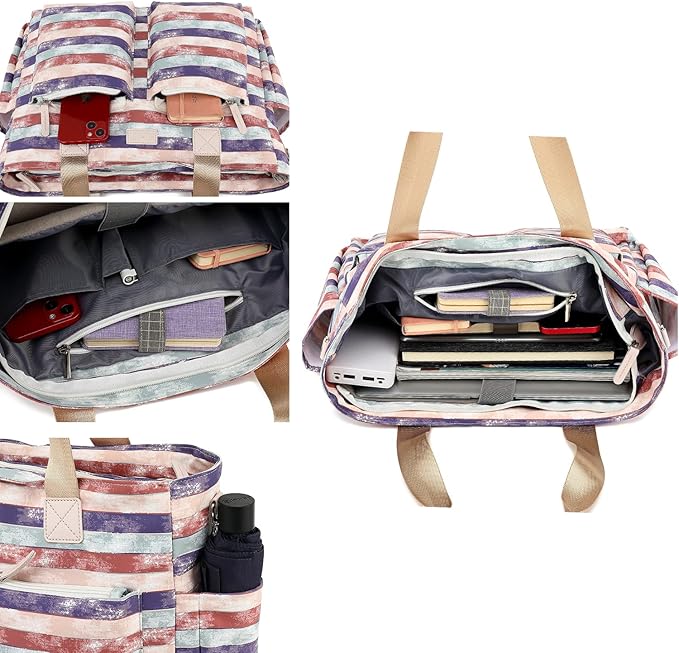 canvaslife Laptop Briefcase, Practical Waterproof Versatile Laptop Shoulder Messenger Bag (15 "-15.6" A-11)