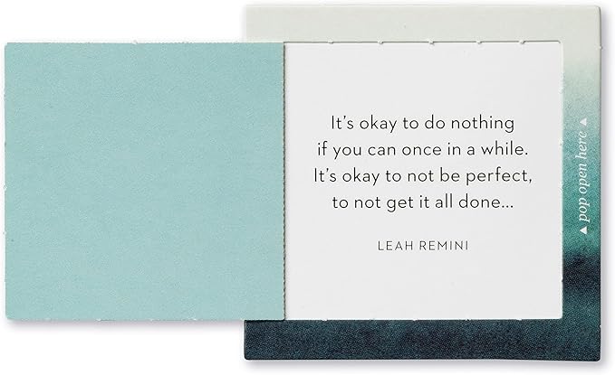 Compendium ThoughtFulls Pop-Open Cards – Embrace Calm – 30 Pop-Open Cards, Each with a Different Inspiring Message Inside