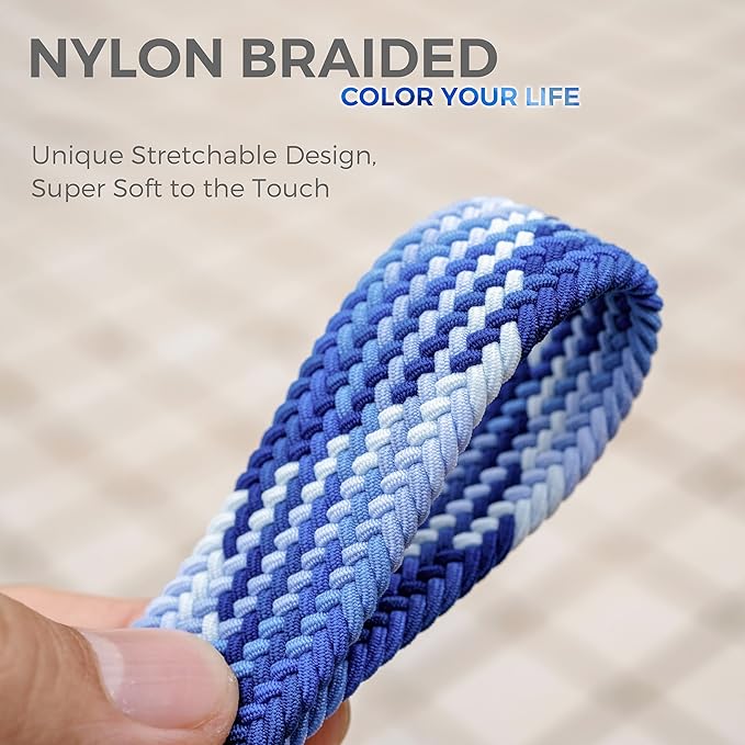 SENLLY Wristlet Lanyard, Stretchy Keychain Holder, Original Elastic Anti-Drop Design Keyring