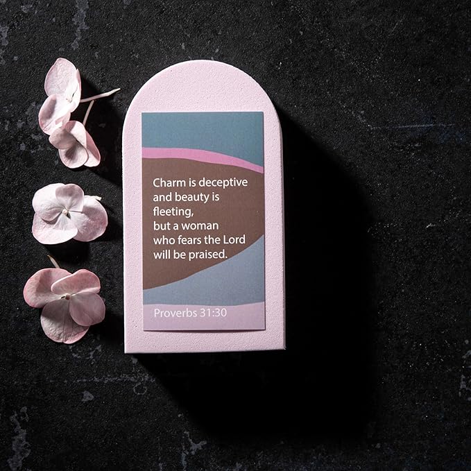 DIVERSEBEE Inspirational Prayer Cards, 60 Unique Bible Verse Cards, Assorted Mini Scripture Cards, Encouragement Motivational Cards, Christian Bible Gifts (Waves)