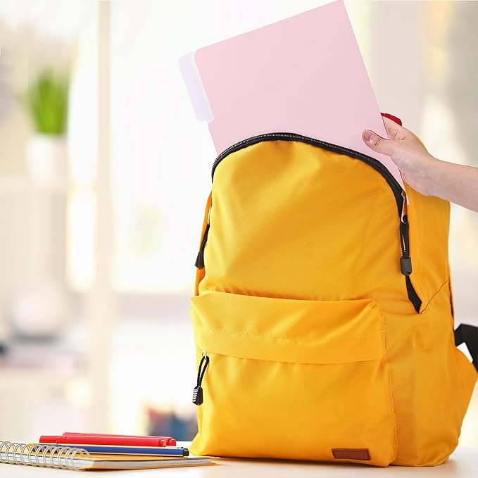 Mr. Pen File Folders, 18 Pack, Morandi Colors, 1/3-Cut Tab, Letter Size, Durable Paper Folders, Office Supplies