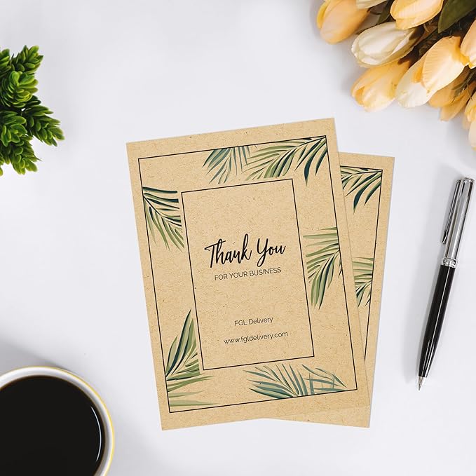 Avery Kraft Brown Postcards, 4.25" x 5.5", Laser/Inkjet, 80 Printable Postcards, Also Great for Thank You Cards and Invitations (5629)