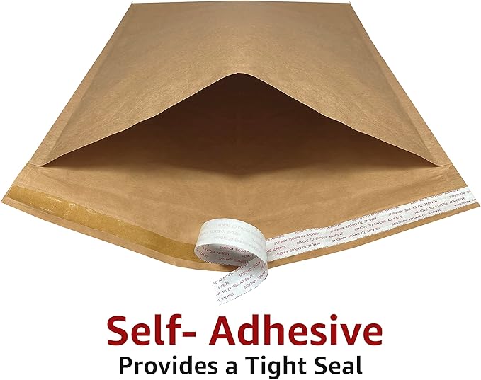 Honeycomb paper padded envelope sealable mailers (50, #7-14.25" x 19")