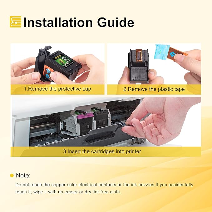 SHEENGO Remanufactured Ink Cartridge Replacement for HP 85A (Black 4 Pack)
