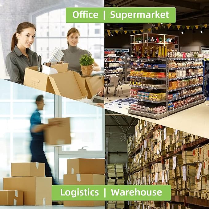 4"x 6" Multipurpose Direct Thermal Labels 3" Core Compatible for Zebra Industrial Printers Adhesive & Perforated (2 Rolls, 1000 Labels/Roll)