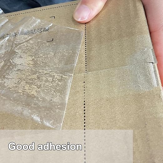 WELSTIK 6 Pack Clear Packing Tape 3 Inch Refills, Industrial Shipping Box Transparent Packing Tape for Moving, Office, Home, 2.4Mil 3 Inch x 60 Yard