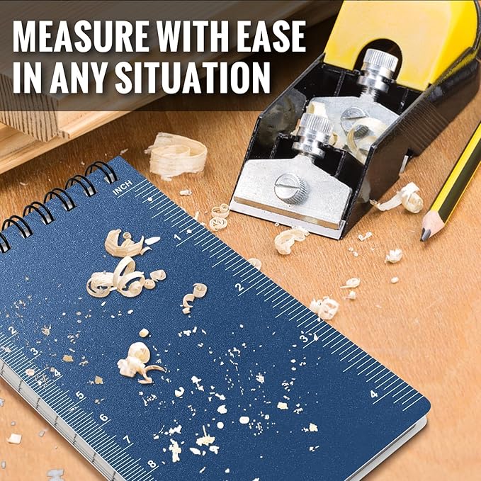 POPYOLA 1 Pack Waterproof Pocket Notebook, 3x5 Pocket Notepad, All Weather Mini Spiral Notepad, Write in the Rain Police Notepad with 100 Squared Pages for Outdoor Home Office School, Blue