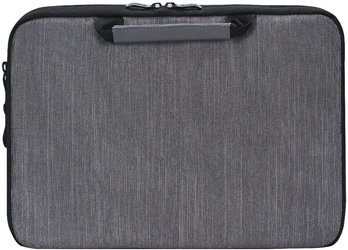iCozzier 14 Inch Handle Laptop Briefcase Electronic Accessories Organizer Messenger Carrying Case Sleeve Protective Bag for 13.5-14.1 inch Laptop/Notebook/Ultrabook - Grey