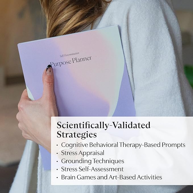 Switch Research Purpose Planner "Self-Determination": Psychologist-Backed Goal Planner for Developing a Life of Purpose - 31-Day Undated Productivity Planner - Guided Prompts, Techniques, and Insights